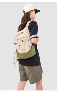 Outdoor foldable backpack for travel and sports, waterproof casual daypack for men and women