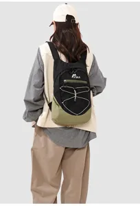 Outdoor folding backpack for men and women, lightweight waterproof travel sports daypack.