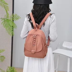 Women casual multi-functional backpack, lightweight stylish travel daypack for daily commute.