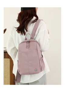 Lightweight nylon backpack for women casual commuter travel school daypack stylish casual bag