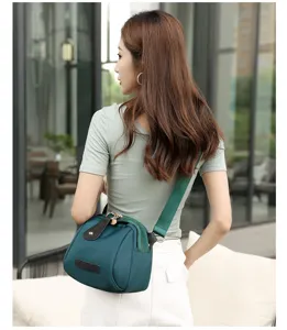 Stylish women crossbody bag waterproof oxford fabric shell shoulder bag casual daily purse