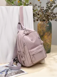Women's Mini Nylon Backpack Lightweight Waterproof Multi-Pocket Casual Daypack Convertible Crossbody Bag Fashion Travel Purse