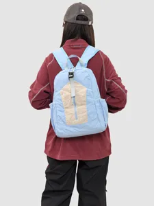 Lightweight casual backpack for daily travel, school, and outdoor hiking activities easily.