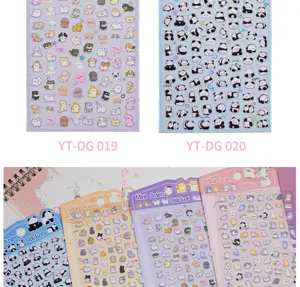 3D Cute Cartoon Animal Stickers Puffy Kawaii Cat Dog Panda Deco Scrapbook DIY Craft