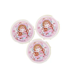 Cute Peach & Fu washi tape rolls for journaling, scrapbooking, and decorative crafts.