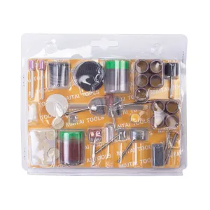 kit d'accessoires d'outil rotatif 105 pcs tête de meulage polissage pour mini-perceuse