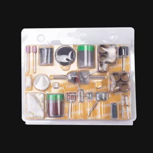 Jeu de 105 pcs de têtes de meulage accessoires pour outil rotatif ponçage polissage