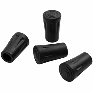 Rubberen vervangende doppen voor wandelstokken trekkingstok tip bescherming accessoires