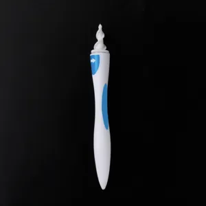 Spiral ear cleaner tool with soft silicone tip for safe and gentle daily earwax removal.