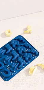15-Hohlen Cowboy Silikonform Eiswuelfelbereiter Lebensmittelqualitaet Kuchen Backwerkzeug
