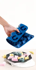 15-hohlraum Cowboy Silikonform für Backen, Schokolade, Eiswürfel und Kuchendekoration.