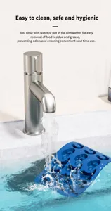 Silikon Eiswürfelform Detailansicht, einfache Reinigung unter fließendem Wasser, Backwerkzeug.