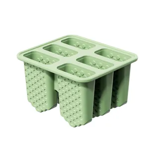 Honeycomb Silicone Ice Pop Mold Homemade Popsicle Maker With Stick Kitchen DIY Ice Cream Mold Tray For Summer