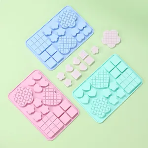 Langlebige Silikon Schokolade Süßigkeiten Form Herz Und Blume Backformen Flexibles Küchenwerkzeug Für Zuhause Backen