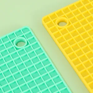 Silikon Mikrowellenmatte hitzebeständig quadratisch Gitter Matte Backen Werkzeug