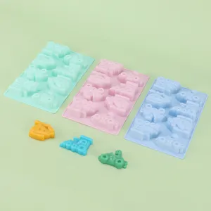 Molde de silicona para pastel reposteria chocolate DIY herramienta multi-cavidad color pastel
