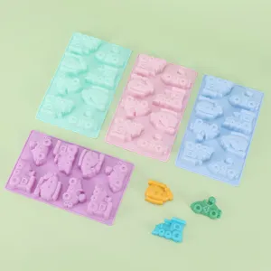 Molde de silicona para pastel transporte chocolate herramienta de horneado DIY resistente
