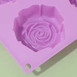 3D Rosen Silikonform für Kuchen Wackelpudding DIY Handgemachte Seife Backen Hauptbild