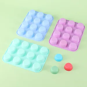 12-cavity silicone cake mold multi-hole DIY soap baking ice cube tray baking tool