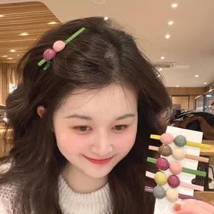 Korean candy color hair clip sweet side hairpin cute bangs clip for women daily hair styling