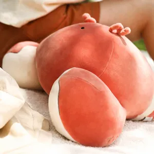 Schattig Garnaal Pluche Speelgoed Gevulde Dier Kussen Zachte Metgezel Pop Knuffelkussen Meisjes Verjaardagscadeau Huisdecoratie