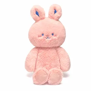 Schattig roze pluche konijn knuffeldier zachte slaap metgezel kussen voor meisjes speelgoed