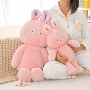 Schattig Langoor Konijn Pluche Speelgoed Zachte Gevulde Konijn Pop Dier Kussen Kinderen Verjaardag Cadeau Huis Decor