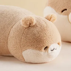 Schattig pluche slaapdier pop zacht fluffy bedkussen kawaii verjaardagscadeau voor meisjes