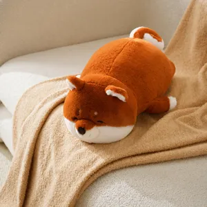 Schattig Shiba Inu pluche speelgoed zacht knuffeldier kussen gezellige slaappop kindergeschenk