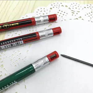 Juego de lápiz mecánico de madera Tianzhu de 2,0 mm con sacapuntas y minas gruesas.