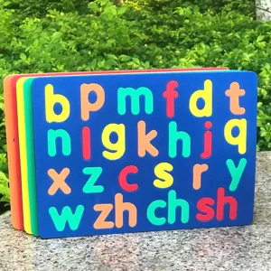 Magnetic foam pinyin board set for kids early education, colorful cognitive toy.