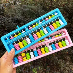 15 Rows 5 Beads Plastic Abacus Educational Math Learning Counting Tool Children Arithmetic Soroban Calculation Aid