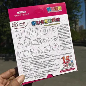 Set di solidi geometrici educativi per bambini, apprendimento della matematica e logica spaziale.