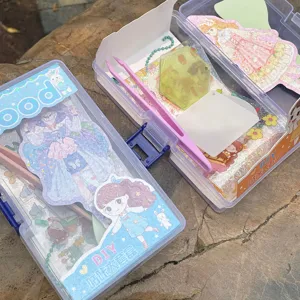 Set de pegatinas DIY Guka caja de juguetes con pegatinas de dibujos animados y herramientas.