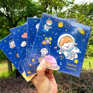 Children Origami Paper Craft Kit Cute Astronaut Space Theme Colored Folding Paper For Kids DIY Art Craft School Supplies