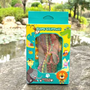 Kids Adjustable Jump Rope PVC Cartoon Animal Skipping Rope Fitness Exercise Training Equipment For Children