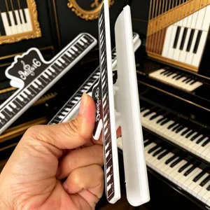 Piano keyboard music clip large book holder plastic claw clip for students learning music