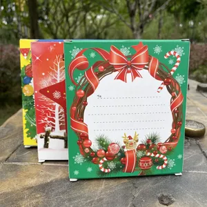 Christmas gift eraser set, cartoon pencil eraser for students, cute holiday stationery pack.