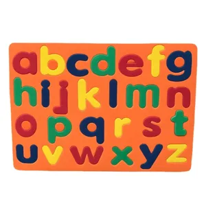 Educational foam alphabet puzzle board toy for kids early learning lowercase letters.