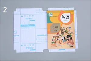 Transparent self-adhesive student book covers A4 protective film waterproof matte detail.