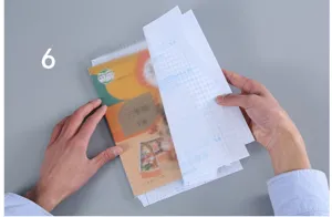 Transparent self-adhesive book cover A4 matte protective film for school textbooks and notebooks.