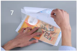 Transparent frosted self adhesive book cover film for A4 16K school textbooks protection.