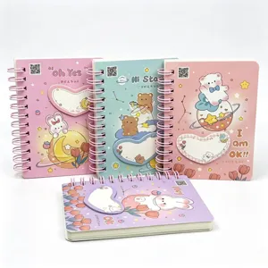 Simpatico taccuino a spirale tema spazio blocco note cancelleria regalo per ragazze.