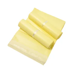 Light yellow courier mailing bags thickened waterproof packaging for clothing shipping parcels new