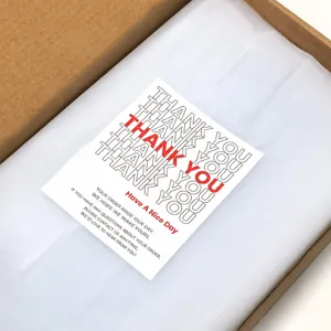 Thank you sealing stickers set for gift box and baking packaging, elegant minimalist design.