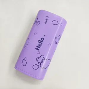 Lila niedlicher Bär Versandtasche wasserdicht verdickt Verpackungsbeutel für Kleidung Geschenke