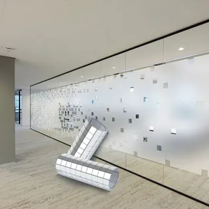 Self-adhesive mirror wall sticker mosaic tiles detail view for interior decoration design