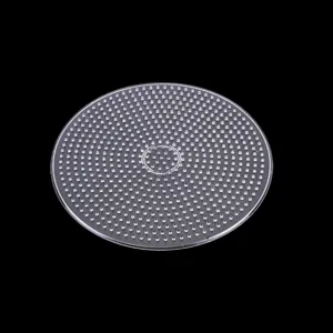 Piastra rotonda trasparente per perline da stirare 5mm, dima chiara per progetti creativi fai.