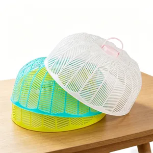 Plastic food cover mesh food tent table umbrella dustproof foldable kitchen food protector
