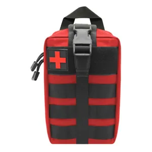 Borsa medica tattica rossa marsupio molle primo soccorso sopravvivenza allaperto utility bag